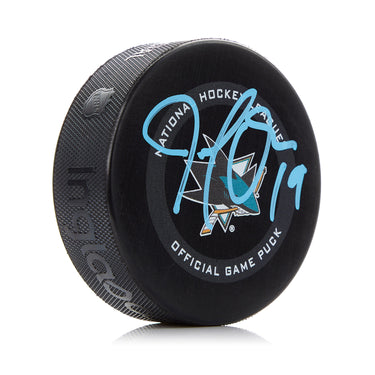 Joe Thornton San Jose Sharks Signed Official Game Puck