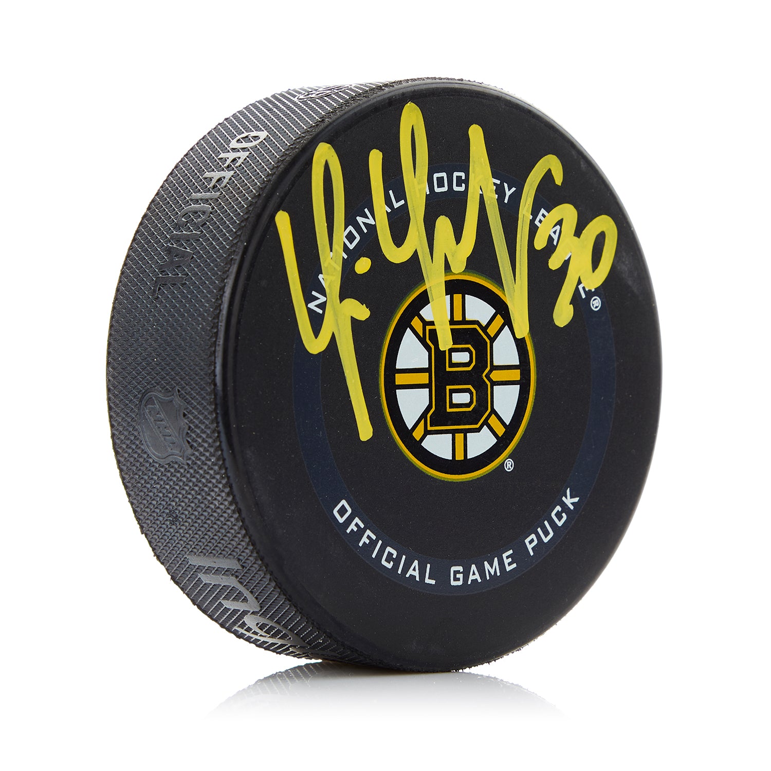 Tim Thomas Signed Boston Bruins Official Game Puck