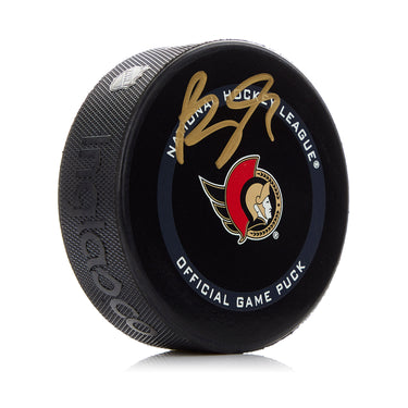 Brady Tkachuk Ottawa Senators Signed Official Game Puck