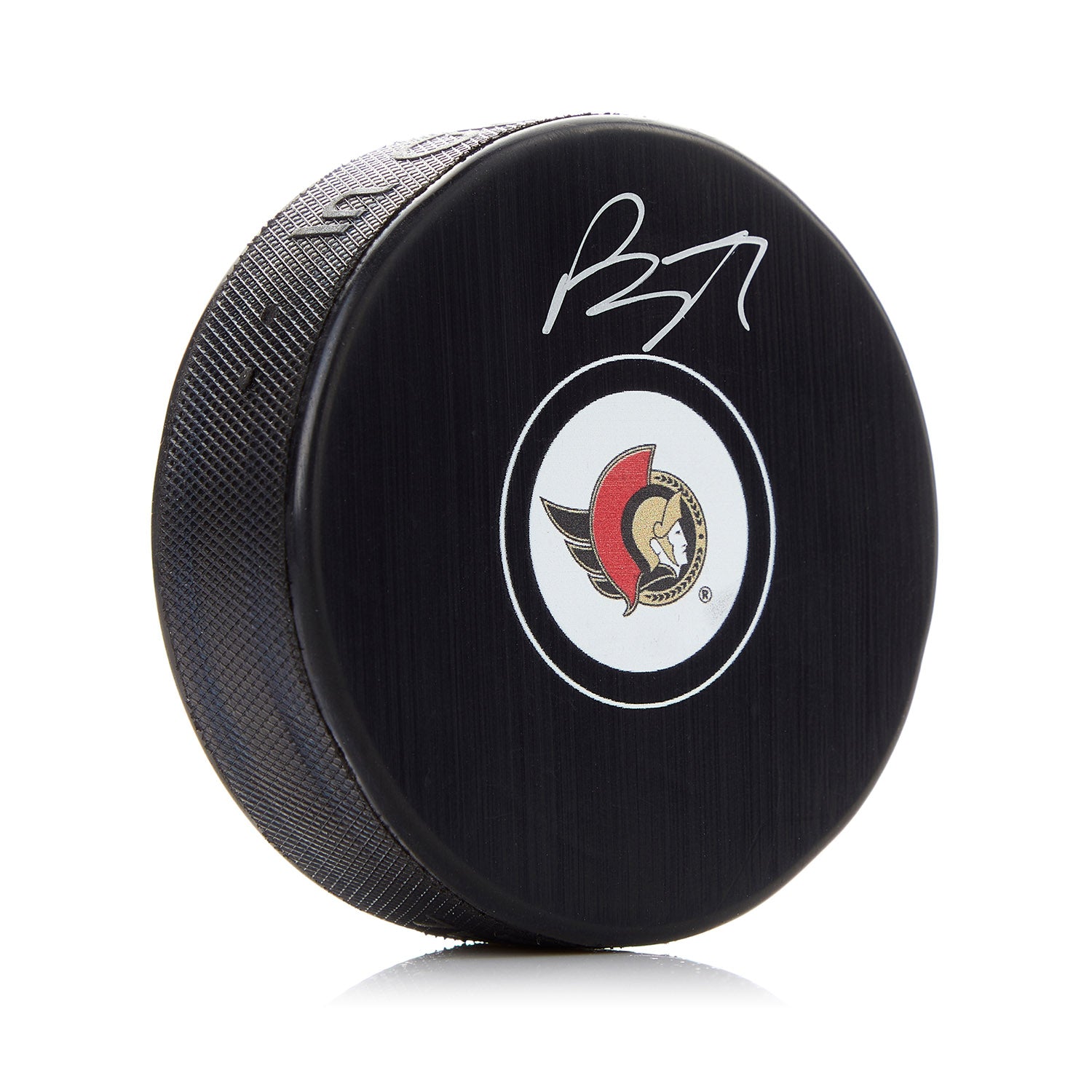 Brady Tkachuk Ottawa Senators Autographed Hockey Puck
