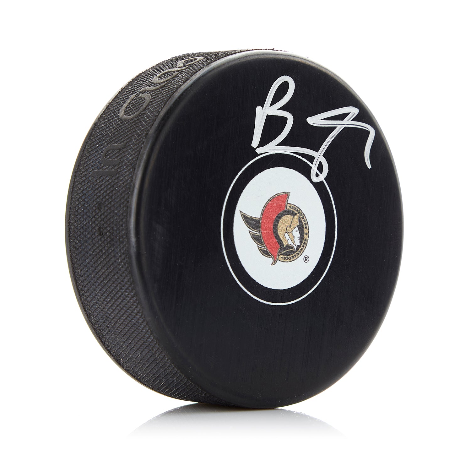 Brady Tkachuk Autographed Ottawa Senators Hockey Puck