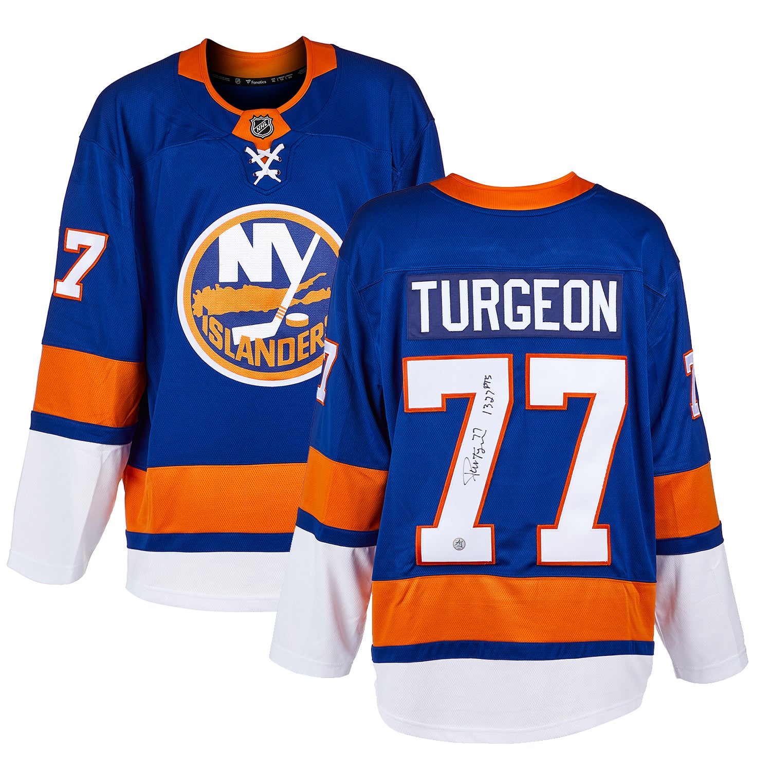 Pierre Turgeon Signed New York Islanders Fanatics Jersey