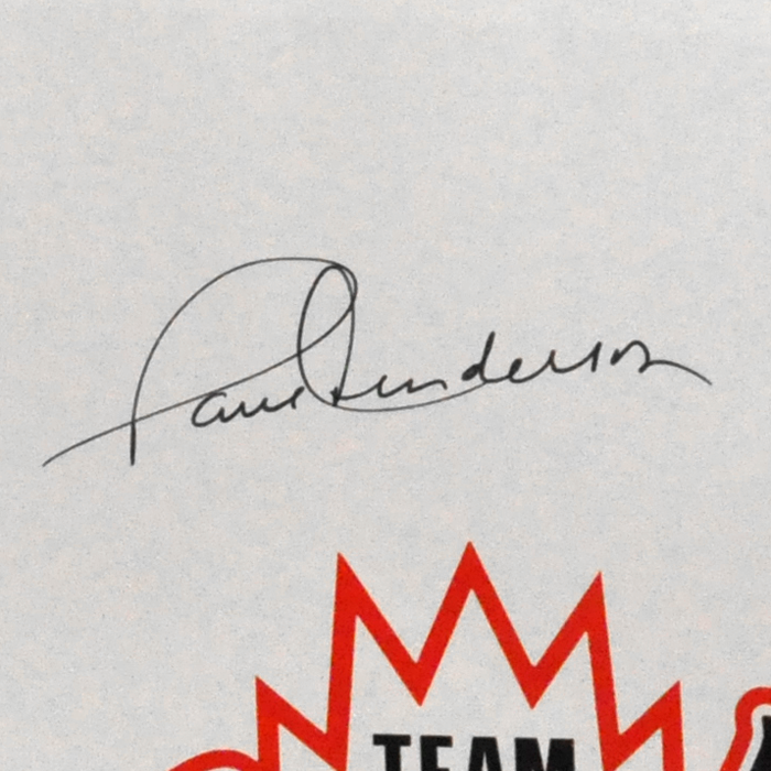 Paul Henderson Signed Team Canada 1972: 40th Anniversary Hardcover Book - Heritage Hockey™