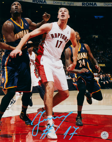 Jonas Valanciunas Signed Toronto Raptors 11x14 Photo