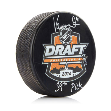 Vitek Vanecek Signed 2014 NHL Draft 39th Pick Puck