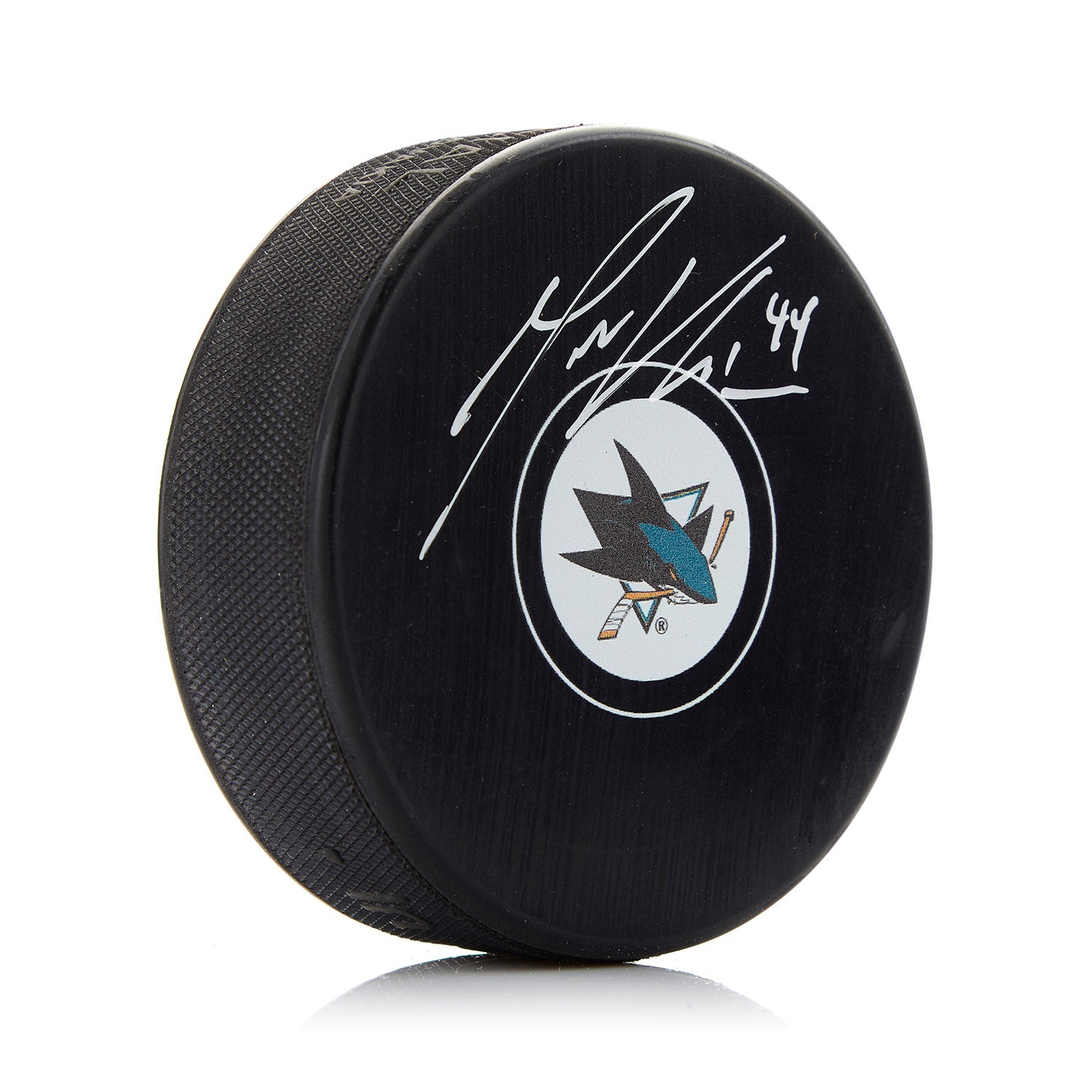 Marc-Edouard Vlasic San Jose Sharks Autographed Hockey Puck