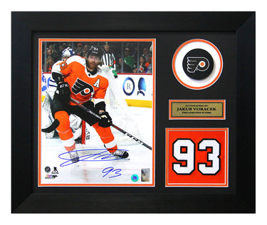 Jakub Voracek Philadelphia Flyers Signed 20x24 Number Frame