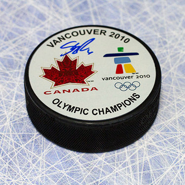 Shea Weber Team Canada 2010 Olympic Gold Autographed Puck