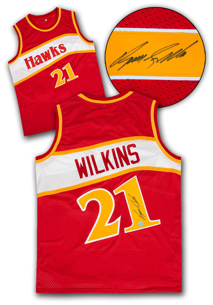Dominique Wilkins Signed Atlanta Style Basketball Jersey