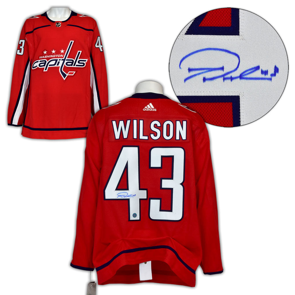 Tom Wilson Washington Capitals Autographed Adidas Jersey