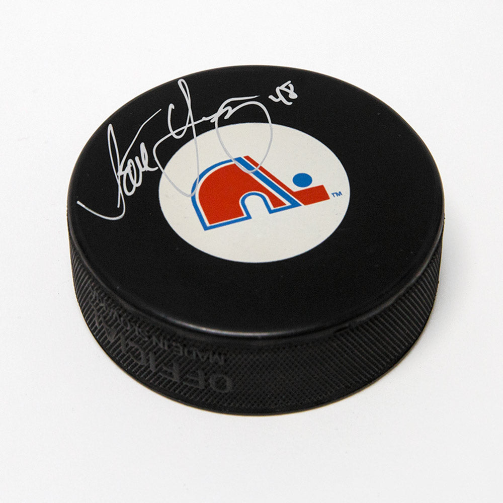 Scott Young Quebec Nordiques Autographed Hockey Puck