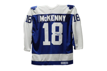 Jim Mckenny Authentic Autographed Toronto Maple Leafs Home Jersey