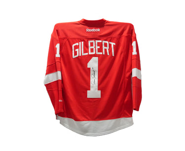 Gilles Gilbert Authentic Autographed Detroit Red Wings Home Jersey