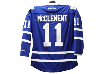 Jay McClement Authentic Autographed Toronto Maple Leafs Home Jersey