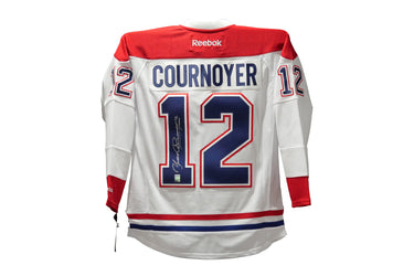 Yvan Cournoyer Authentic Autographed Montreal Canadiens Away Jersey