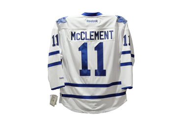 Jay McClement Authentic Autographed Toronto Maple Leafs Away Jersey