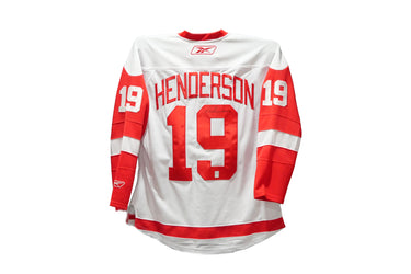 Paul Henderson Authentic Autographed Detroit Red Wings Away Jersey