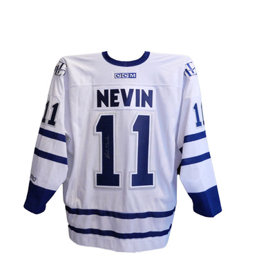 Bob Nevin Authentic Autographed Toronto Maple Leafs Away Jersey