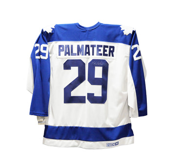 Mike Palmateer Authentic Autographed Toronto Maple Leafs Vintage Home Jersey