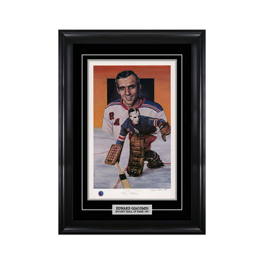 Ed Giacomin Signed New York Rangers Limited Edition Print - Heritage Hockey™