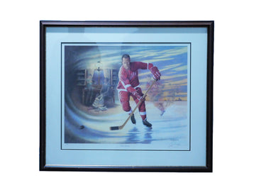 Gordie Howe Framed "Mr. Hockey" Art Piece