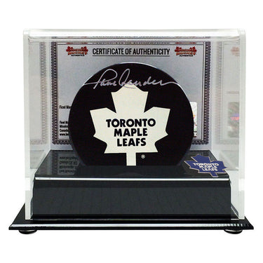 Paul Henderson Signed Toronto Maple Leafs Puck - Heritage Hockey™